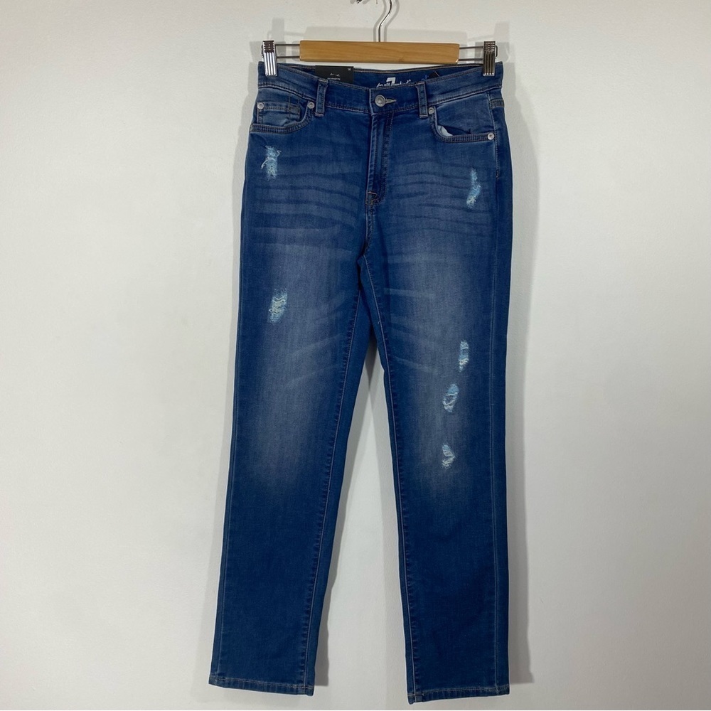 NWT 7 For All Mankind Boys Dark Wash Slimmy Fit Jeans